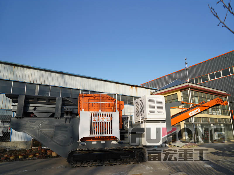 履带式移动碎石粉碎机 履带式移动碎石粉碎机